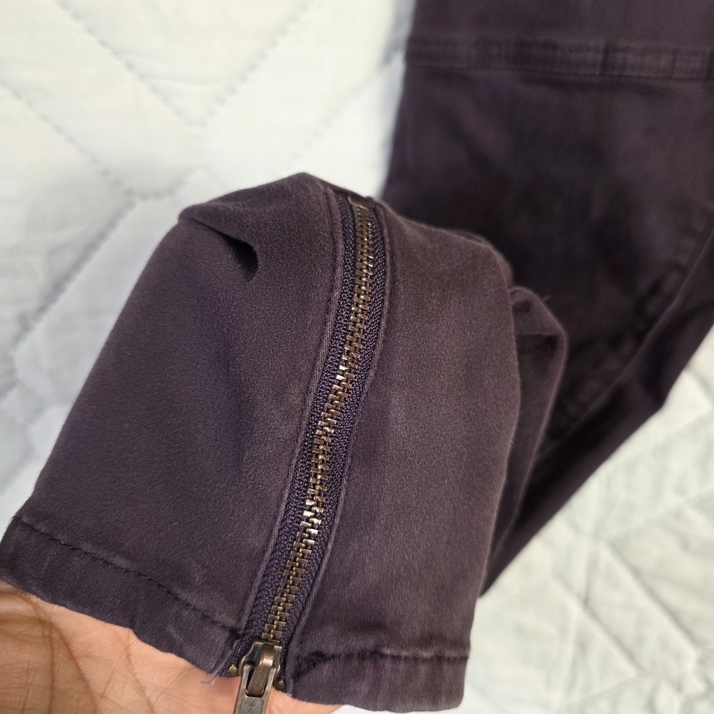 Mudd Women's FLX Stretch Jeans Casual Solid Purple Indigo Skinny Sz 5 - Picture 3 of 12